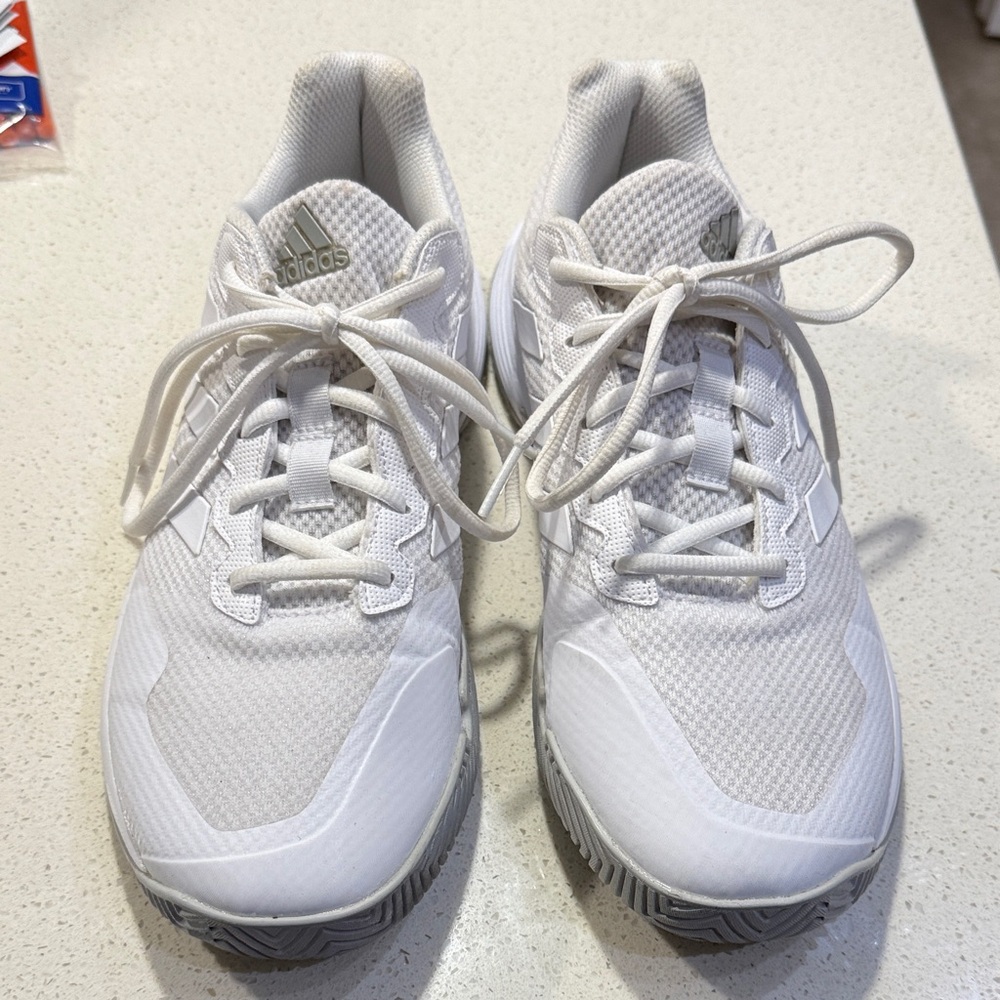 Adidas Women's White and Gray Athletic Shoes